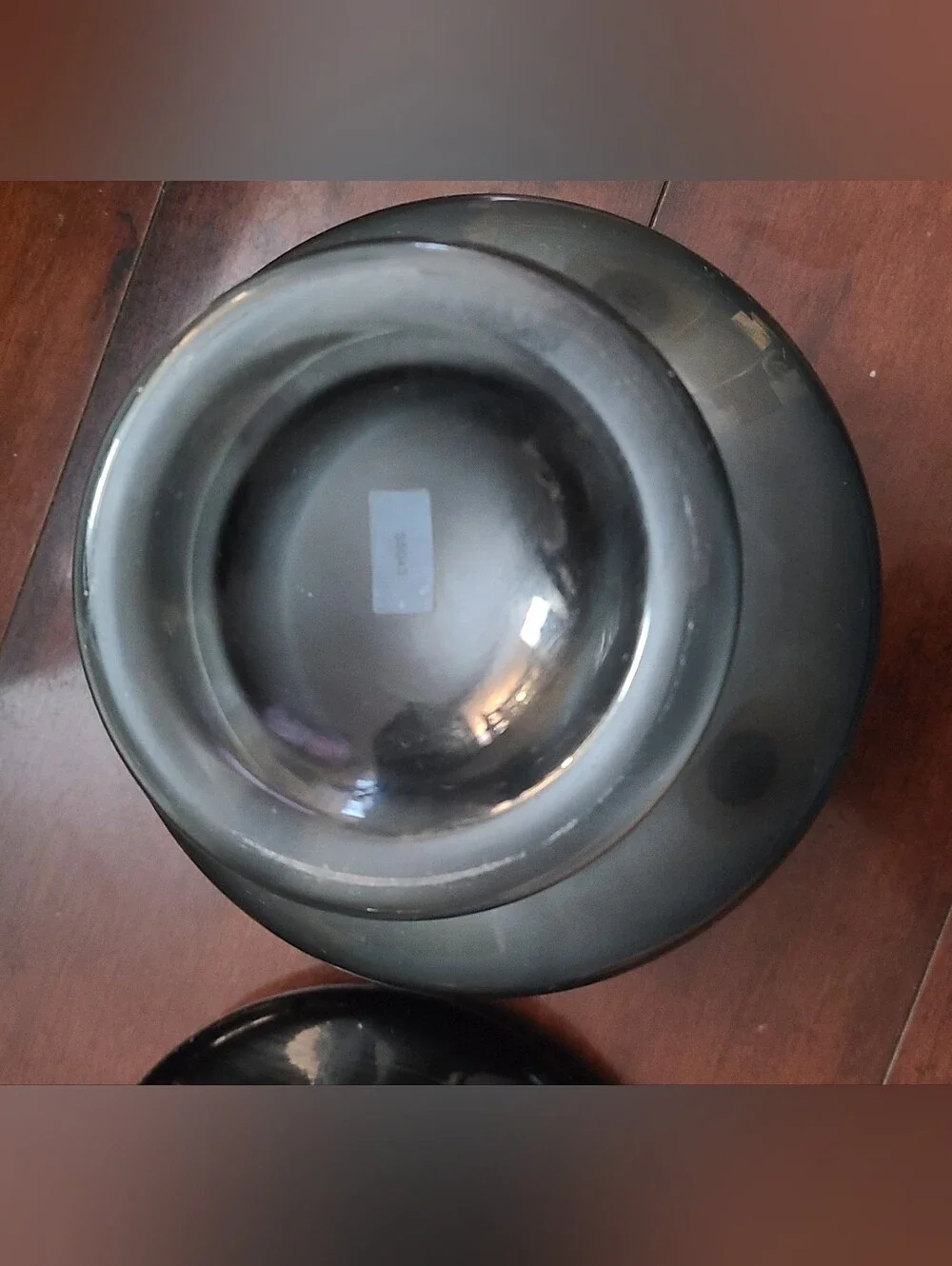 Tom Dixon Earth Scented Large Jar Candle Black Glass Multiple Wicks 6 in